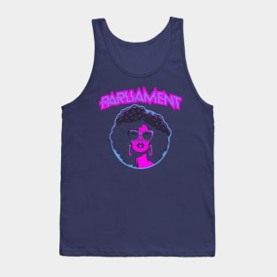 Retro Parliament Funkadelic Retro Afro Rock Music Satire 70's Tank Top